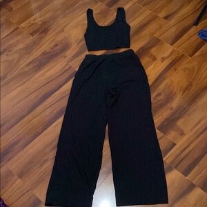 🔮 5 for $20 🔮 ribbed stretchy two piece black outfit